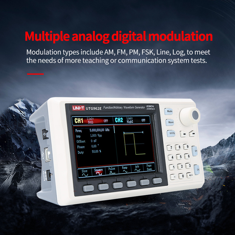 UNI-T UTG932 UTG962 Fungsi Gen - Dual Channel Arbitrary Waveform Function Generator 60Mhz ulasan dan harga