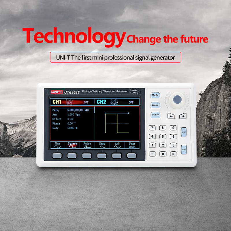 UNI-T UTG932 UTG962 Fungsi Gen - Dual Channel Arbitrary Waveform Function Generator 60Mhz ulasan dan harga