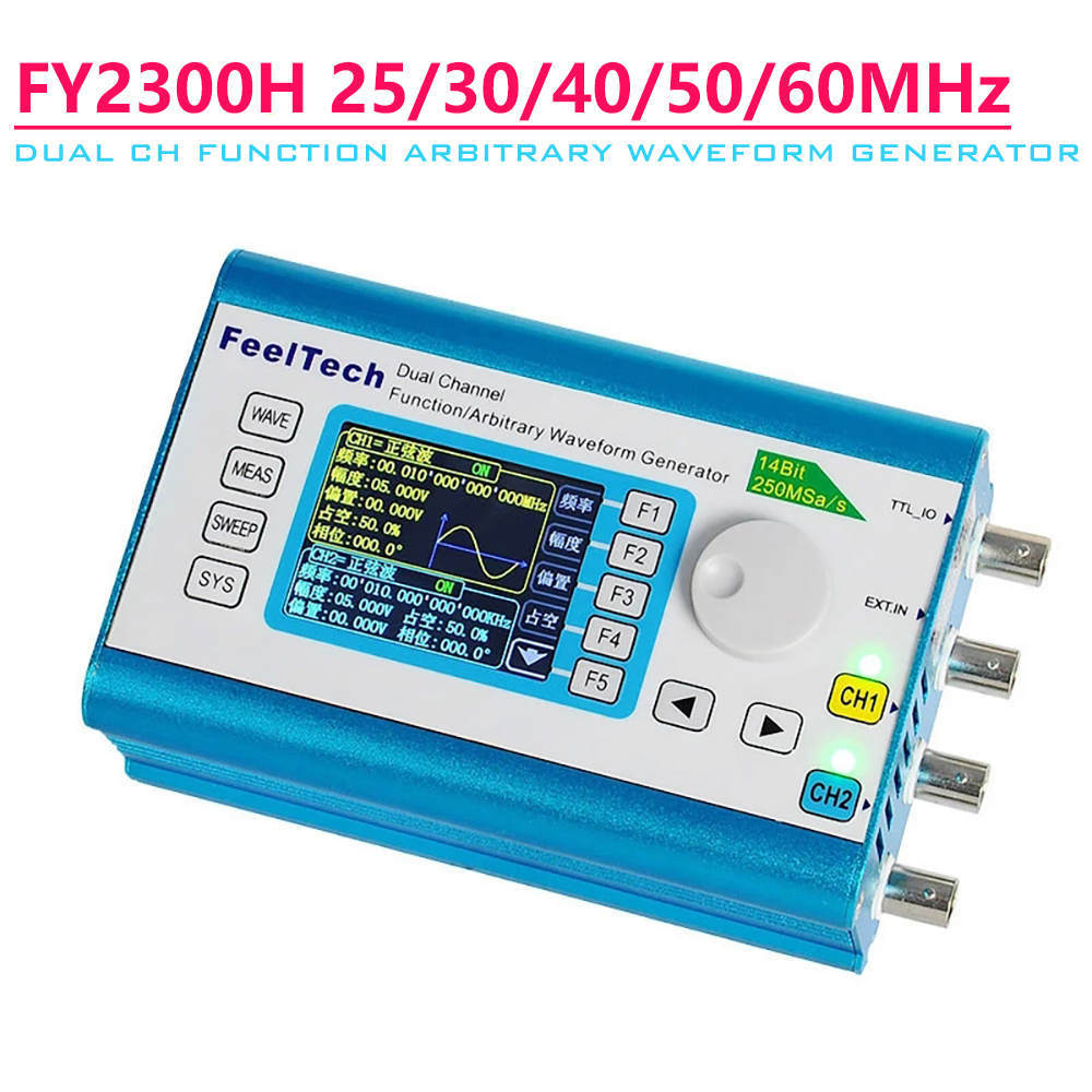 Generator Sinyal Bentuk Gelomb - Dual Channel Arbitrary Waveform Function Generator 60Mhz ulasan dan harga